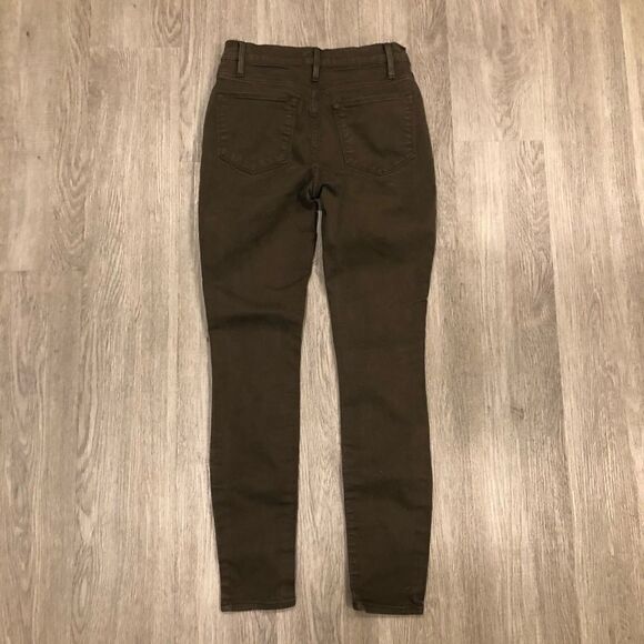 FRAME Le High Skinny Coated Military High Waist Size 25 - Picture 4 of 8